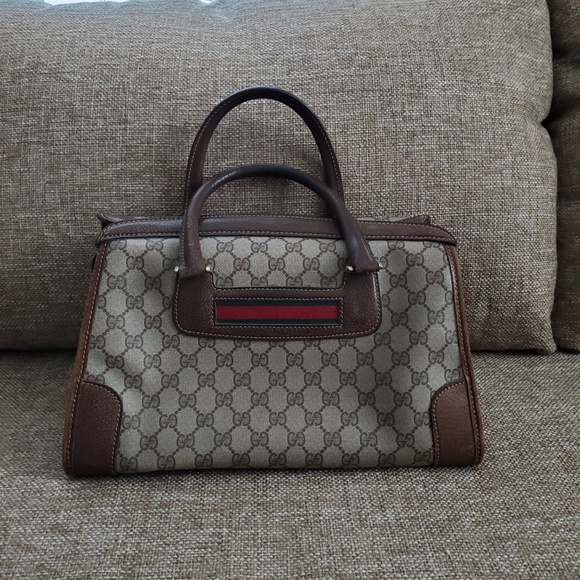 Vintage Gucci Boston Handbag Purse Authentic - Picture 3 of 8